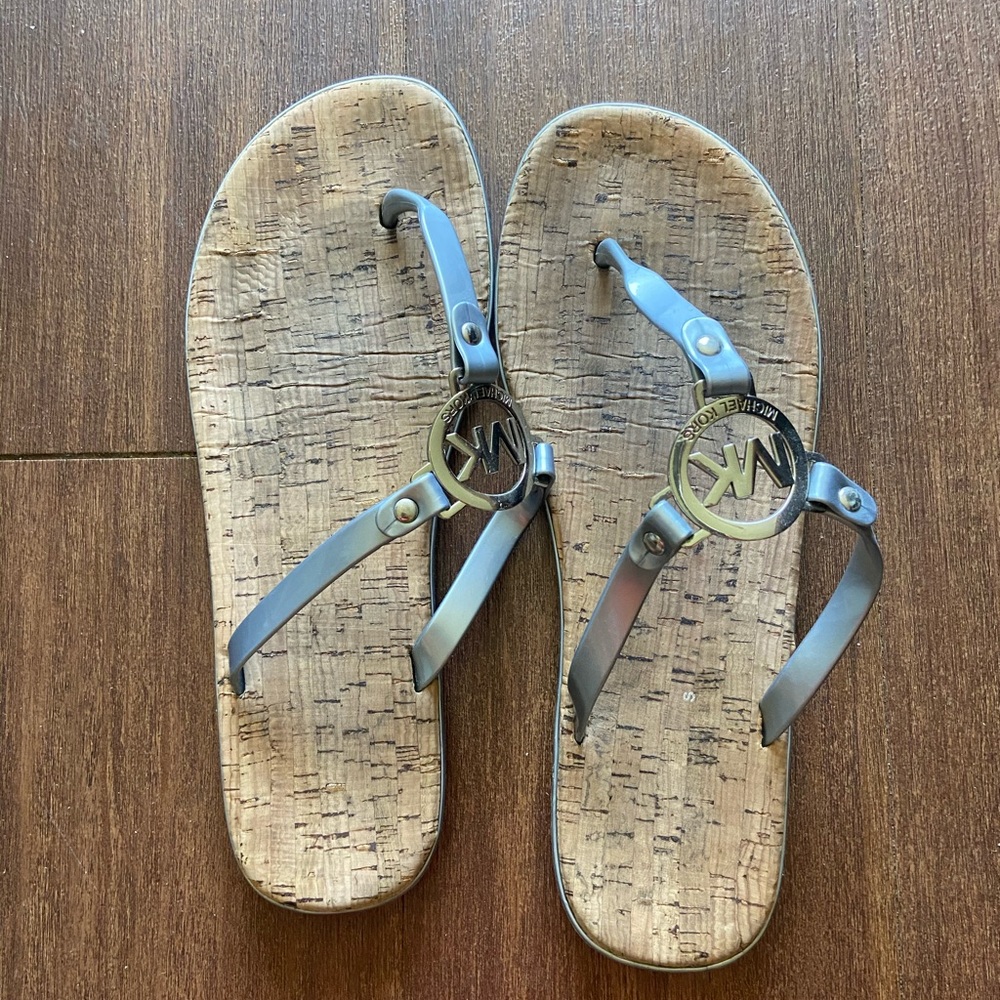 Michael Kors Silver Sandals